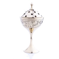 Messing-Räucher Pokal mit Deckel Messing-Räucher Pokal mit Deckel