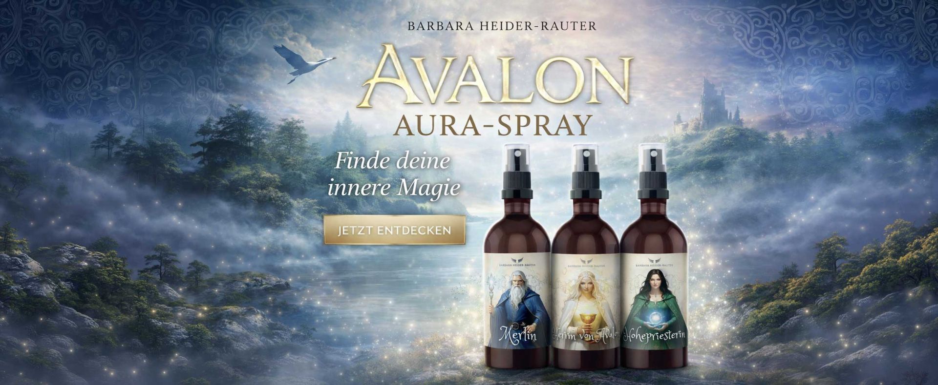 Avalon Sprays von Barbara Heider-Rauter als stimmungsvolles Ankündigungsbild