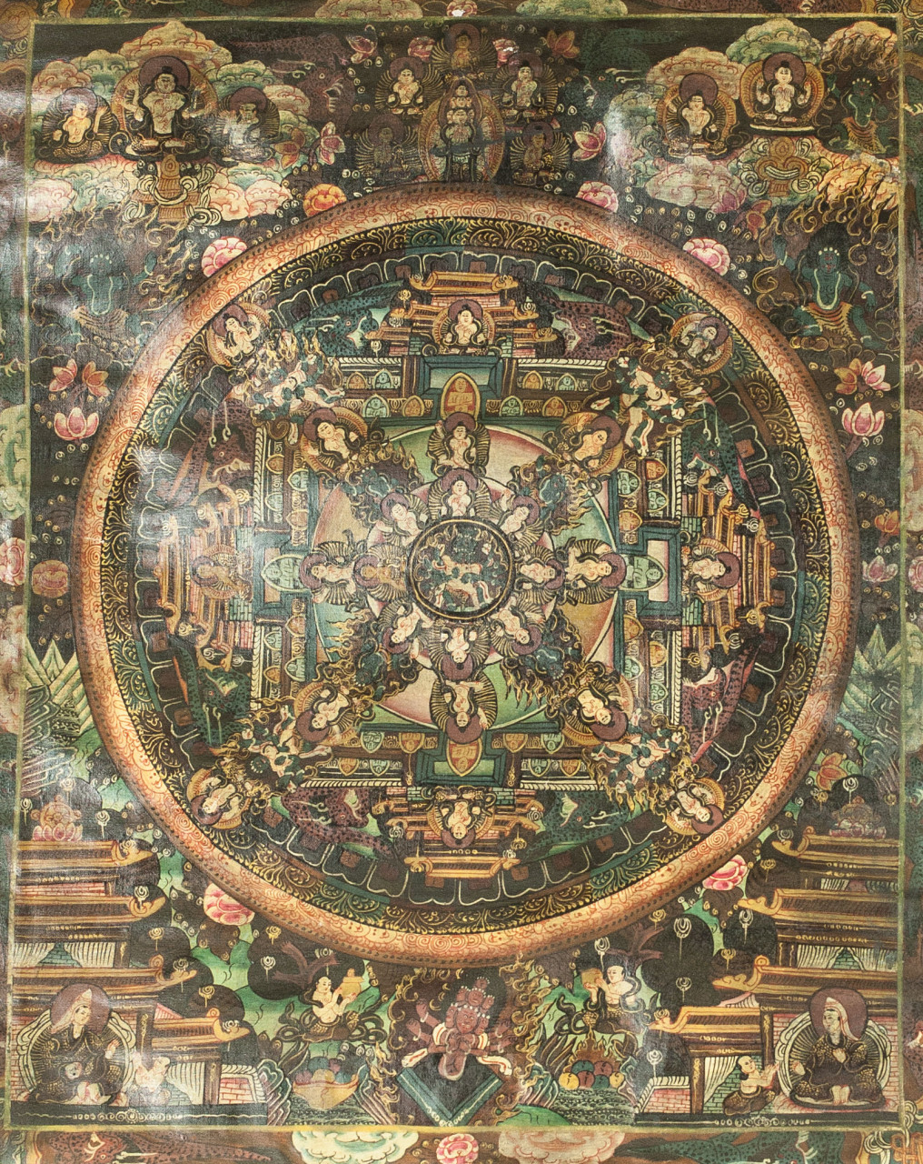 Thangka und spirituelles Wandbild für einen achtsamen Raum